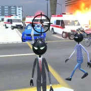 Play Amazing Crime Strange Stickman Rope Vice Vegas Game